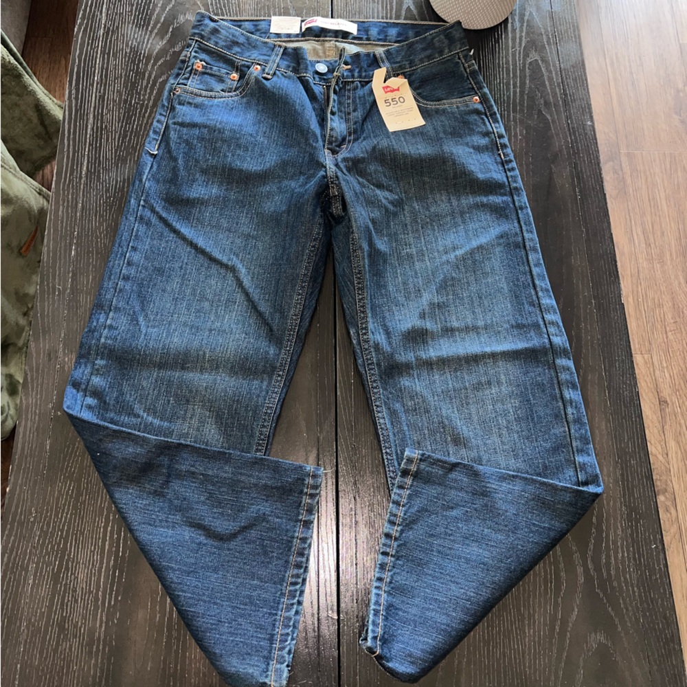 Levi's Blue Straight Jeans Classic Denim Style